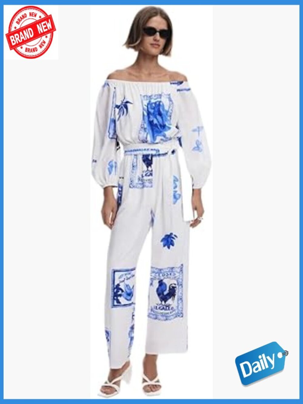 Zippered Jumpsuit for Women - Spring/Summer, Machine Washable